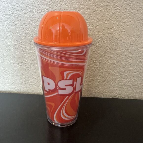 Starbucks Pumpkin Spice latte Cup Tumbler PSL Europe UK  2023 Fall 16oz Frappe - Picture 2 of 5